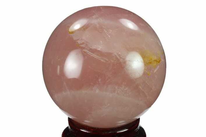 Polished Rose Quartz Sphere - Madagascar #133789